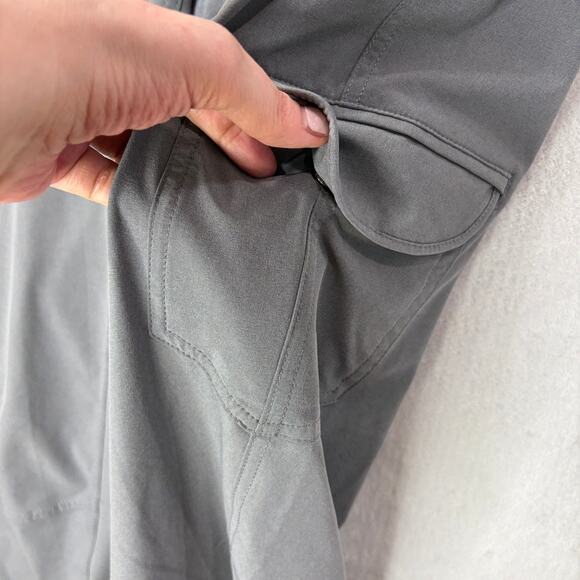 Kuhl Size 16 Short Convertible Hiking Pants Gray Outdoors Gorpcore Roll Up Leg - Picture 12 of 16